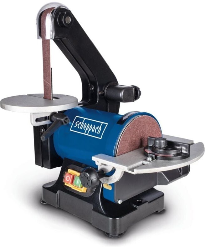 Scheppach - Band- und Tellerschleifer BTS700 Bandlänge 762mm-breite 25,4mm verstellbarer Tisch