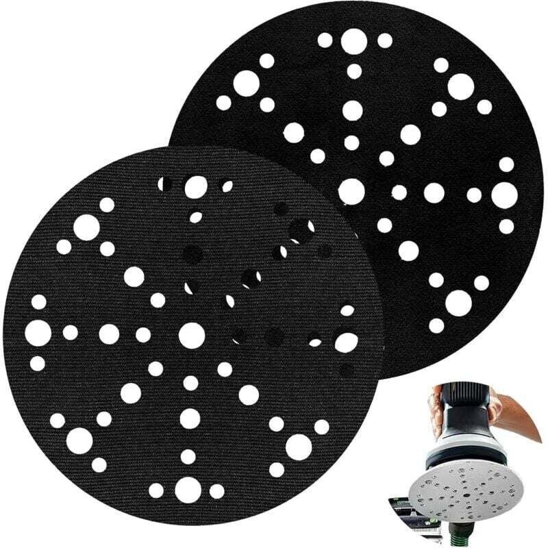 2 Stück 150 mm weiche Schleifpads, 49 Löcher, weiche Schaumstoffoberfläche für Schleif- und Polierpads, weiche Schwammpa...