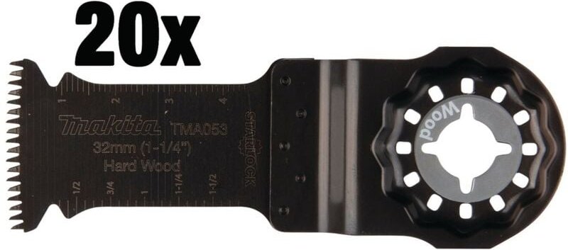 Tauchsägeblatt-Set, 20 Stk., TMA053, 32x50 mm, 1,8 mm - Makita