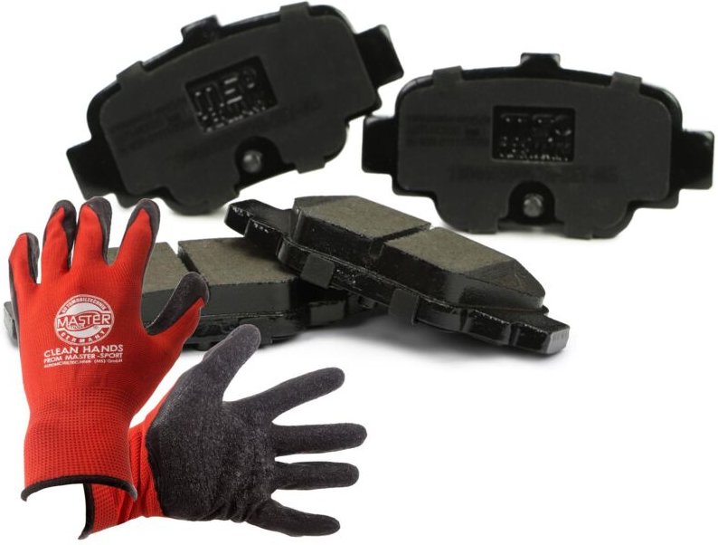 BREMSBELÄGE hinten 13046059892N-SET-MS