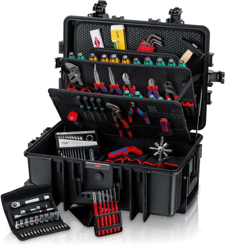 Knipex - Werkzeugkoffer Robust45 Move Mechanik