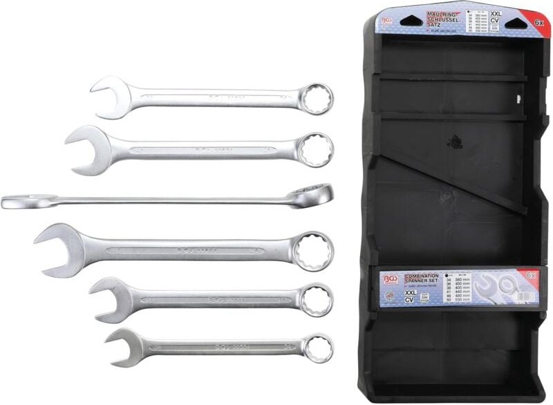 Maul-Ringschlüssel-Satz extra lang sw 34 - 50 mm 6-tlg.