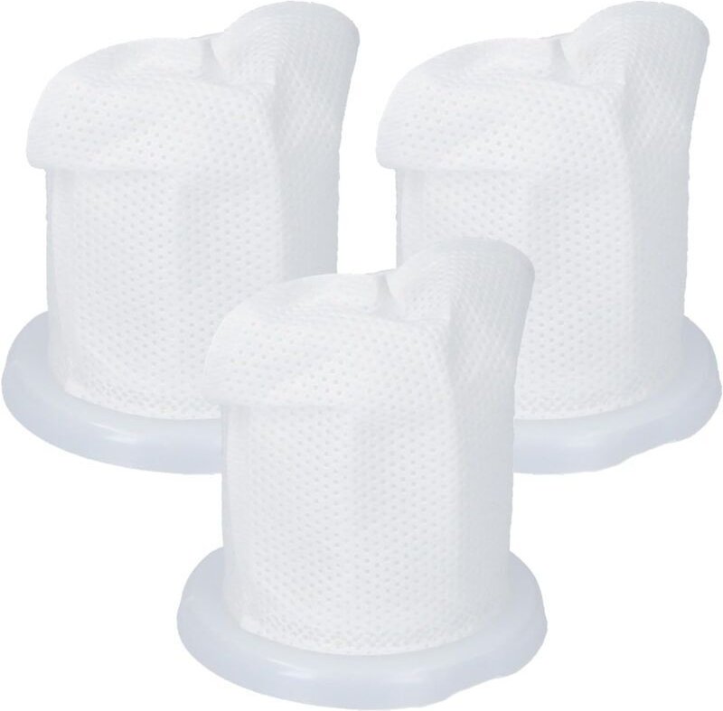 3 Staubfilter passend für den Vorwerk Kobold VC100. Filterset für den Akku-Staubsauger VC100. Staubsaugerfilter VC 100.
