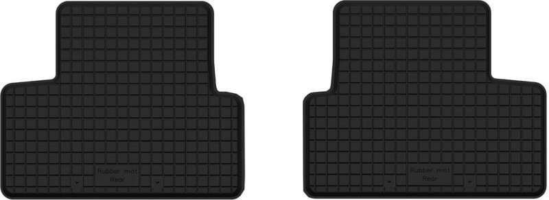 Gummi-Fußmatten hinten (2 Stück), universelle Passform: Ford Mustang MK5 Coupé (2004-2014)