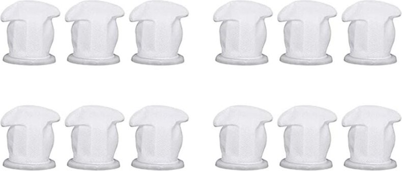 12 Stück Filter Schmutz Filter Kompatibel für Kobold VC100 Waschbarer Hand Vakuum Staubsauger