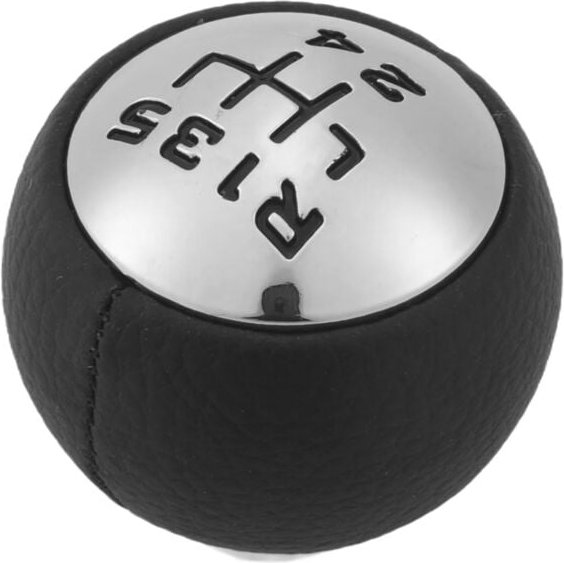 Tlily - 5 Gang pu Leder Schaltknauf Kopf Handball für 307 3008 407 5008 807 C3 C4 C8