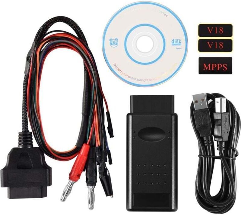 MPPS V18 MAIN+ TRICORE + MULTIBOOT mit Tricore-Kabel-Explosionserkennungswerkzeug