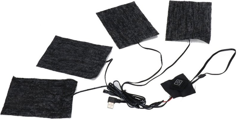 Eosnow Kleidung Elektrische Heizkissen Winter Camping Einstellbar 3 Level Kohlefaser Waschbar USB 5V