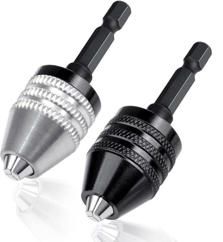 Schnellspannbohrfutter-Umrüstwerkzeug, 0,3–6,5 mm, 1/4 Zoll Sechskantschaft, Schnellwechsel-Adapter-Konverter für elektr...