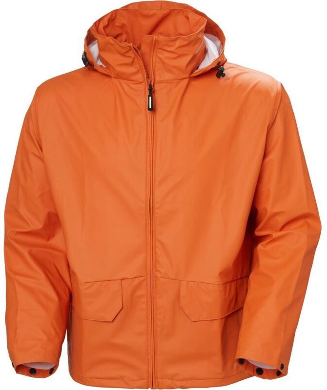 RegenjackeVoss,PU-Stretch orange, Gr.M