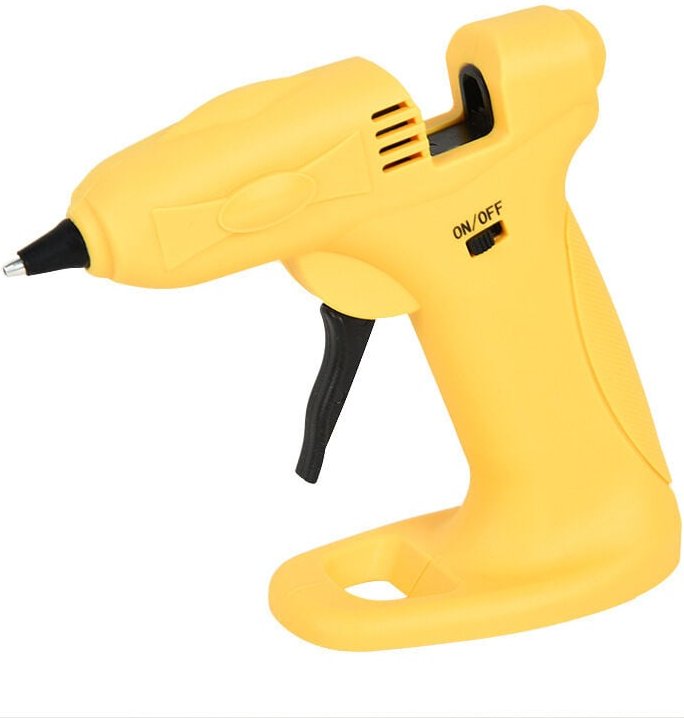 Heißklebepistole, kabellose Mini-Heißklebepistole mit USB-Ladefunktion für Heimwerkerarbeiten und Reparaturen7 mm