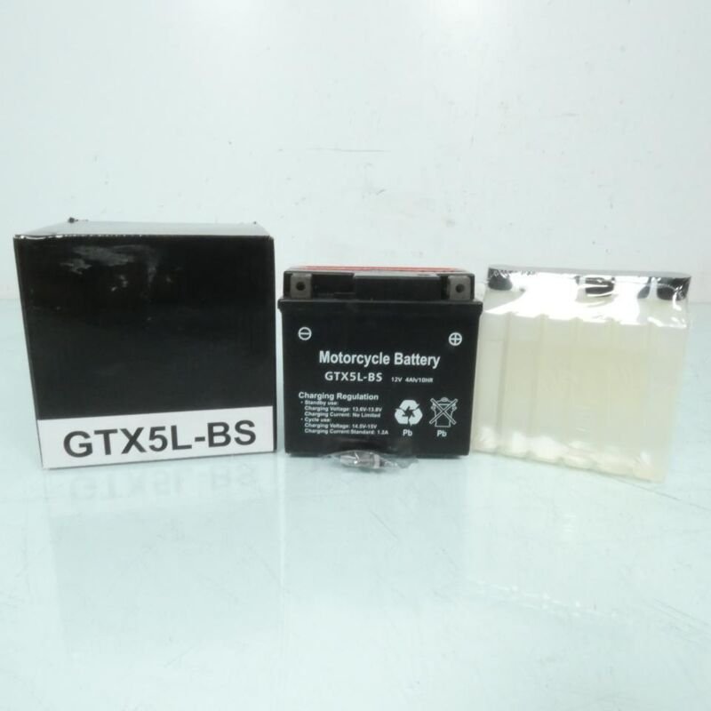 Motorradbatterie für Yamaha 50 YW Zuma 2T YTX5L-BS 12 V 4 Ah, neu