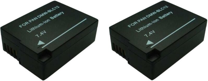 2x Trade-Shop Li-Ion Akku 1250mAh kompatibel mit Panasonic Lumix Panasonic Lumix Leica Q-P CL Q V-LUX 5