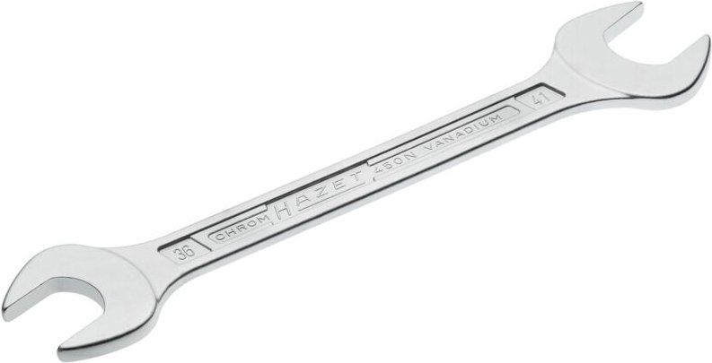 Hazet Doppel-Maulschlüssel, Außen-Sechskant Profil, 36 x 41 mm