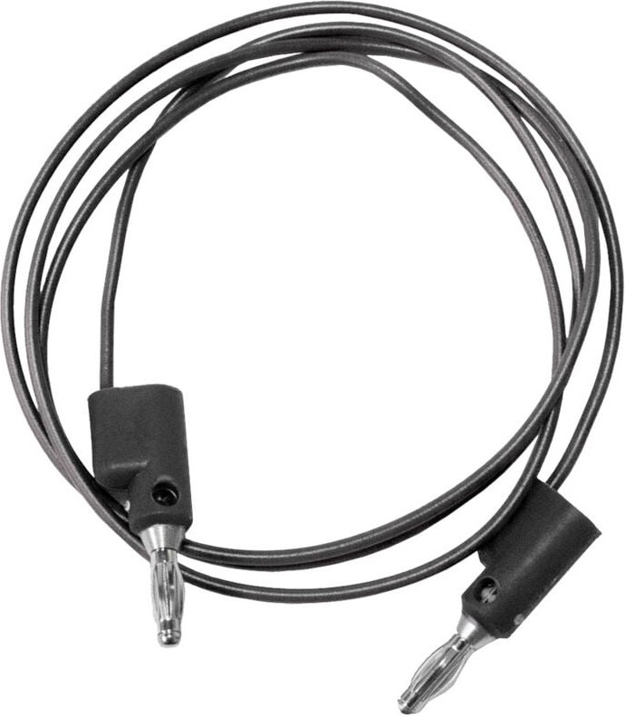 Mueller Electric BU-2020-A-24-0 Messleitung Bananenstecker 4 mm Bananenstecker 4 mm 0.610 m Schwarz