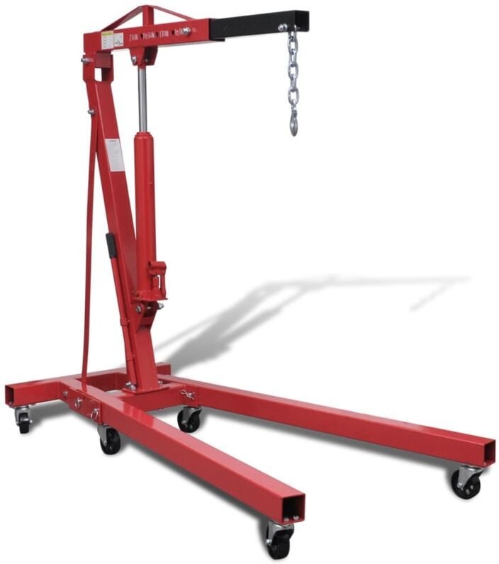 Werkstattkran 2 Tonnen Klappbar 88,2 kg - Vidaxl