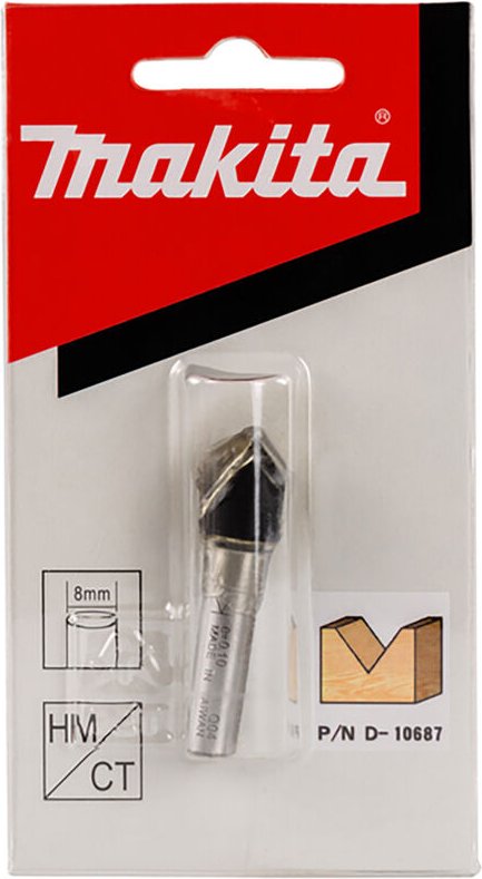 D-10687 90º 'V'-Fräser 12,7x8mm - Makita