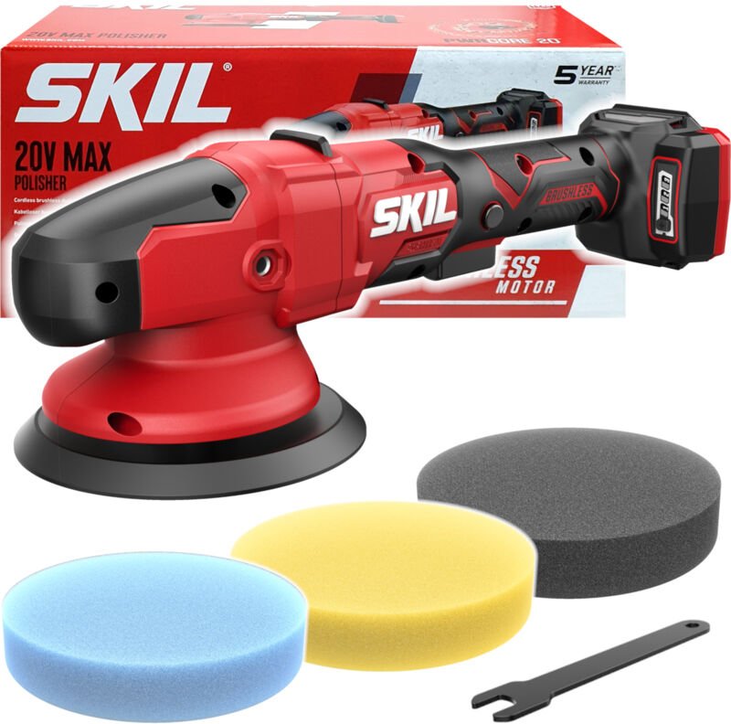 Skil 20V 3790 CA Akku-Poliermaschine (ohne Akku, Verpackung)