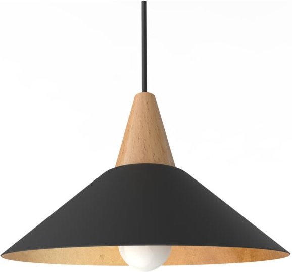 Funnel Pendelleuchte 25 Schwarz Blatt - Lumicom