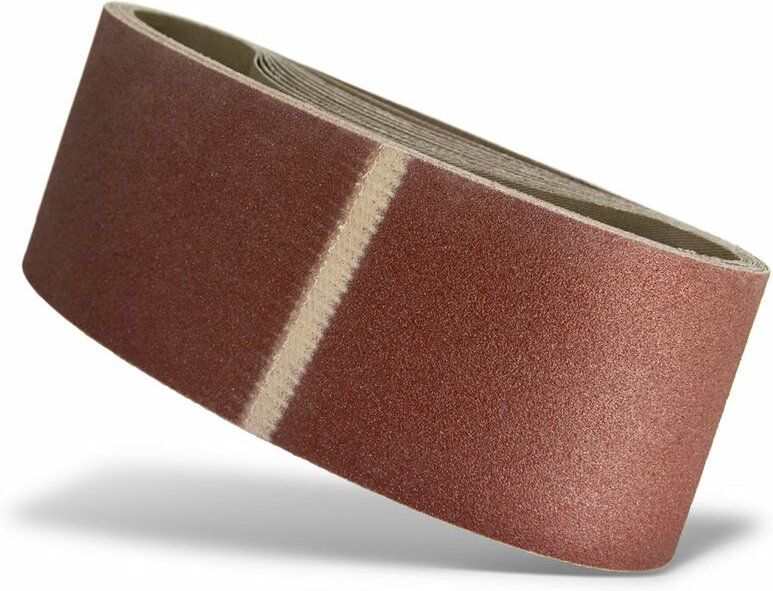 MENZER Red Schleifbänder, 610 x 100 mm, f. Handbandschleifer, Normalkorund (10 Stk.) K60
