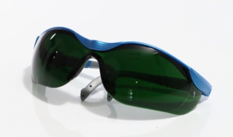 Schutzbrille Welding din 5 blau/grau, Schutzstufe 5