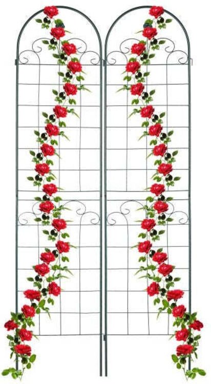 Rankgitter 220 cm 2er set grun 8831048