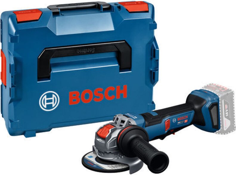 Bosch Akku-Winkelschleifer GWS 18V-11PS ohne Akku und Ladegerät in L-BOXX