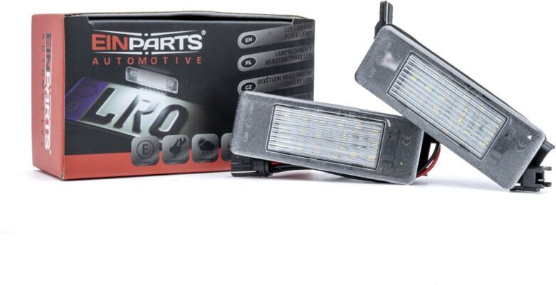 LED Kennzeichenbeleuchtung 6000K Kaltweiß 12V CANBUS für Mercedes Nissan Citroen Peugeot Fiat