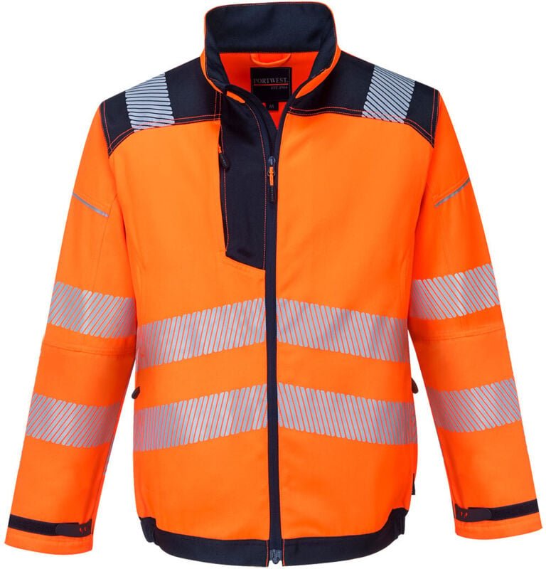 HV PW3 Jacke Orange/Marine L