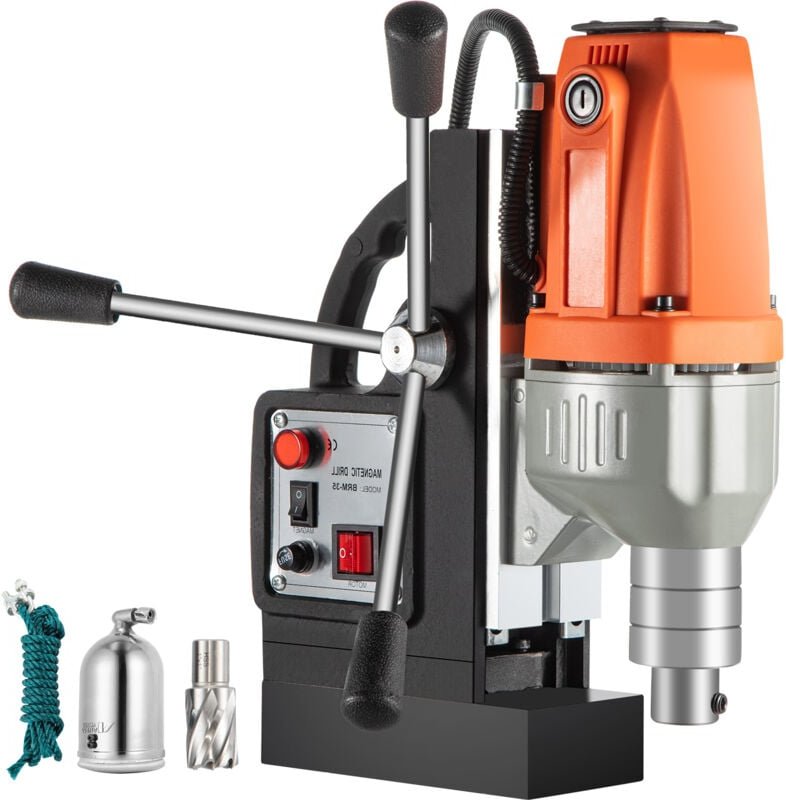 Mophorn - Magnetbohrmaschine 220 V-240 v, 980 w, 680 U/min, Metallbohrmaschine, 35 mm Kernbohren und Gewindeschneiden, H...