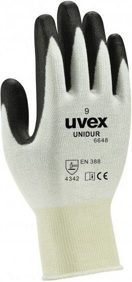 uvex Schutzhandschuh unidur 6648 schwarz Gr. 8