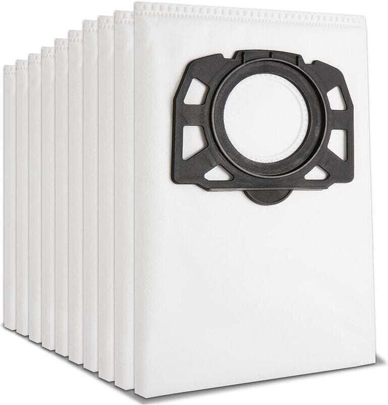 10er-Pack Staubsaugerbeutel für Kärcher 2.863-006.0, XU, Ersatz-Staubsaugerbeutel für Kärcher WD4 WD5 WD6 WD5P WD6P Prem...