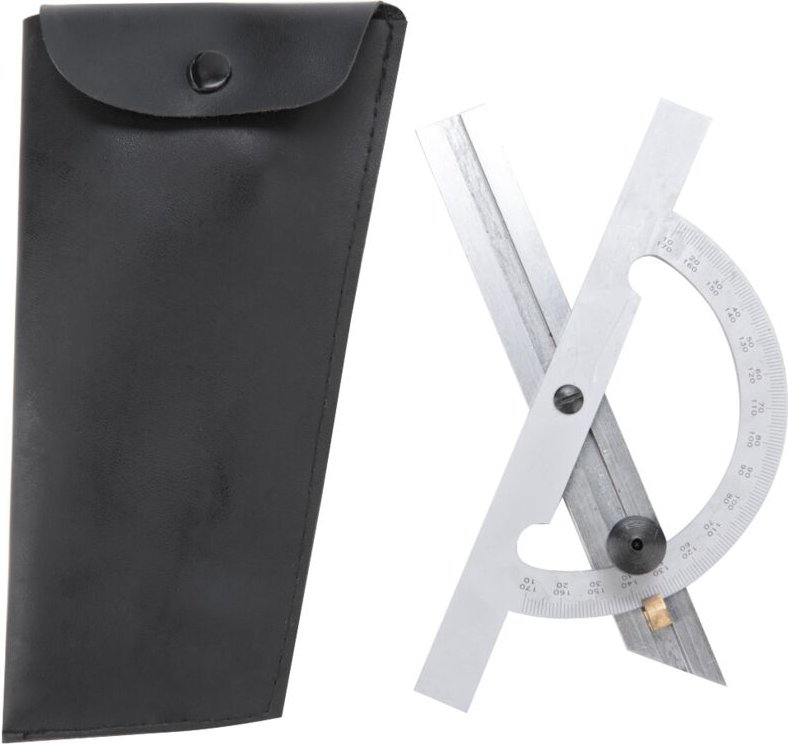 Zoternen 100 x 150 mm verstellbarer Winkelmesser, Winkellineal, Werkzeug aus Karbonstahl, Messwerkzeug