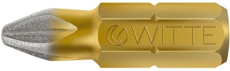 Pozidriv diamond Führung 1/4' Kurze Spitze (PZ1x25) Witte 27611