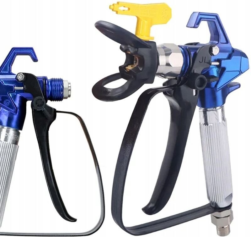 Rosfix Set UltraSpray BlueJet BJ1 – Farbspritzpistole mit Düse 517 & Filter 3000 psi, 1/4" Anschluss, 7/8" Kopfgewinde F...