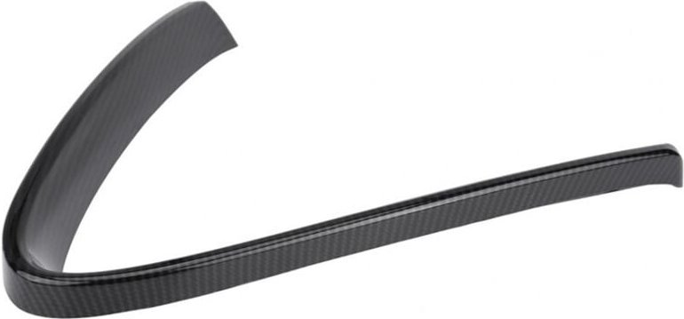 Tlily - Für 2016-2019 Auto Front Stoßstange Luftgitter v Form Rahmen Dekoration Trim Abdeckung Aufkleber Zubehör