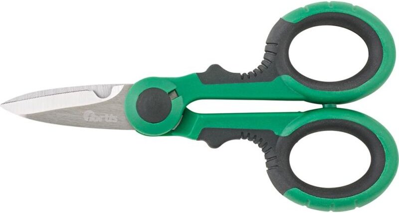 Elektriker Schere 145 mm mit 2K-Auge - Fortis