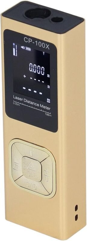 Laser-Entfernungsmesser, 100 m, wiederaufladbar, digitales Lasermessgerät, Laser-Entfernungsmesser mit elektronischer Wa...