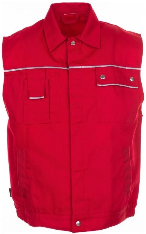 Planam Canvas 320 Weste rot S