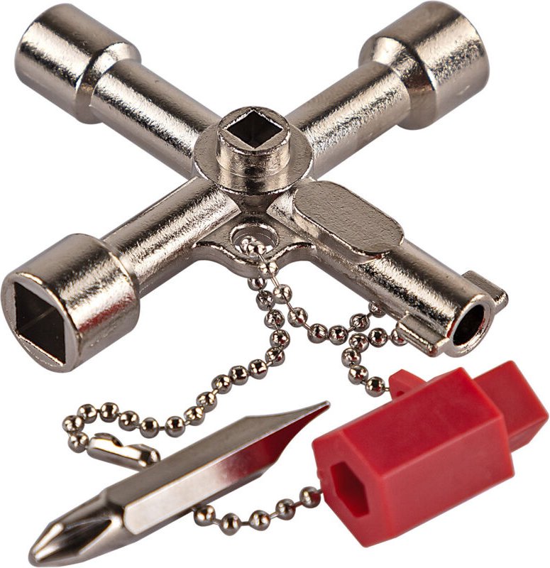 Multifunktion Schaltschrankschlüssel Absperrsysteme Schlüssel 7in1 - Kestek