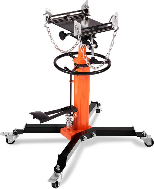 Mophorn - vevor Getriebeheber, 600-753 kg Hydraulischer Teleskop-Getriebeheber, High-Lift-Wagenheberständer mit Pedal, 3...