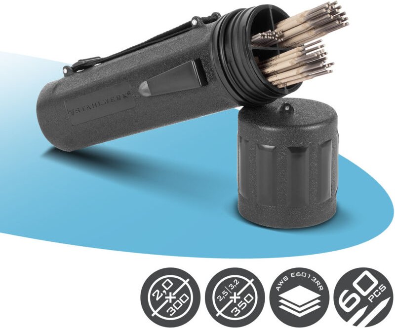 STAHLWERK 60 Stabelektroden AWS E6013 RR im Elektrodenköcher