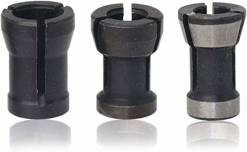 3-teiliger Spannzangenkopfadapter, Hochgeschwindigkeits-Spannzangengravurzubehör für Bohrmaschinen, Graviermaschine - Ul...