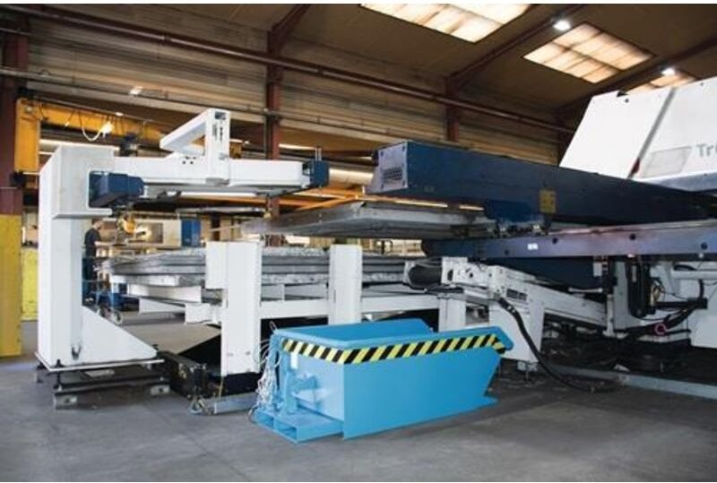 Bauer Mini-Kippbehälter MGU 610, lackiert, Gelborange