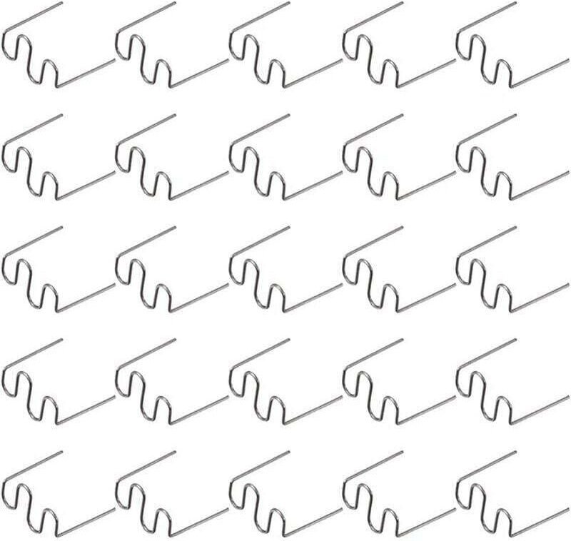 500 Pièces Agrafes de Soudage Plastique 0.6mm pour Réparation Pare-Chocs Auto et Carrosserie