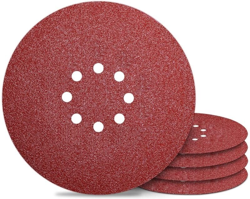 Schleifscheibe Schleifteller 225 mm Schleifscheiben 8 Löcher 2000er Körnung für Wandschleifer Schleifpapier 50 PCS-RAPAN...