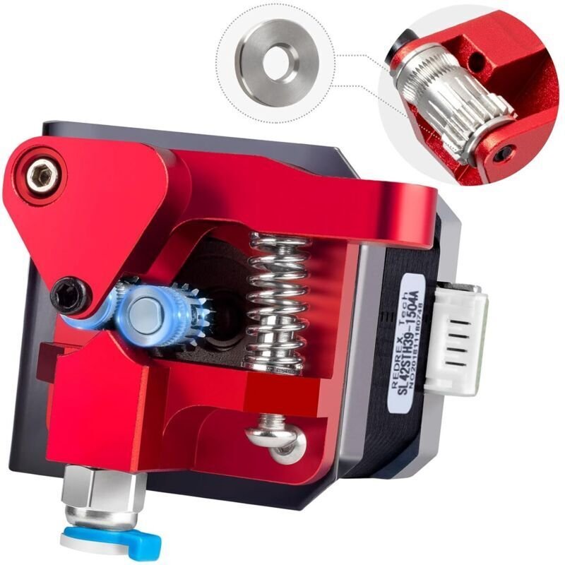 Dual Gear Ender 3 Extruder mit Nema 17 Schrittmotor Upgrade Kit für Ender 3 V2, Ender 3 Pro, Ender 3 Neo Series, Ender 5...