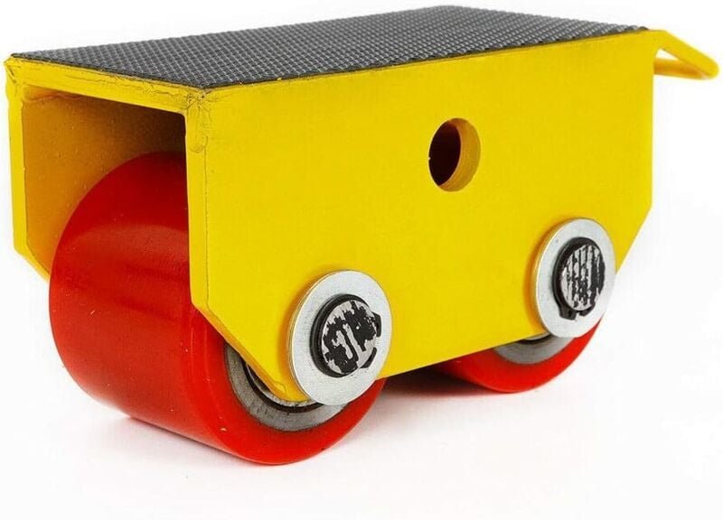 Hochwertige Panzerrollen Schwerlast 2.5T Transportrollen aus Stahl, Schwerlastrollen Maschinen Roller - Transportfahrwer...