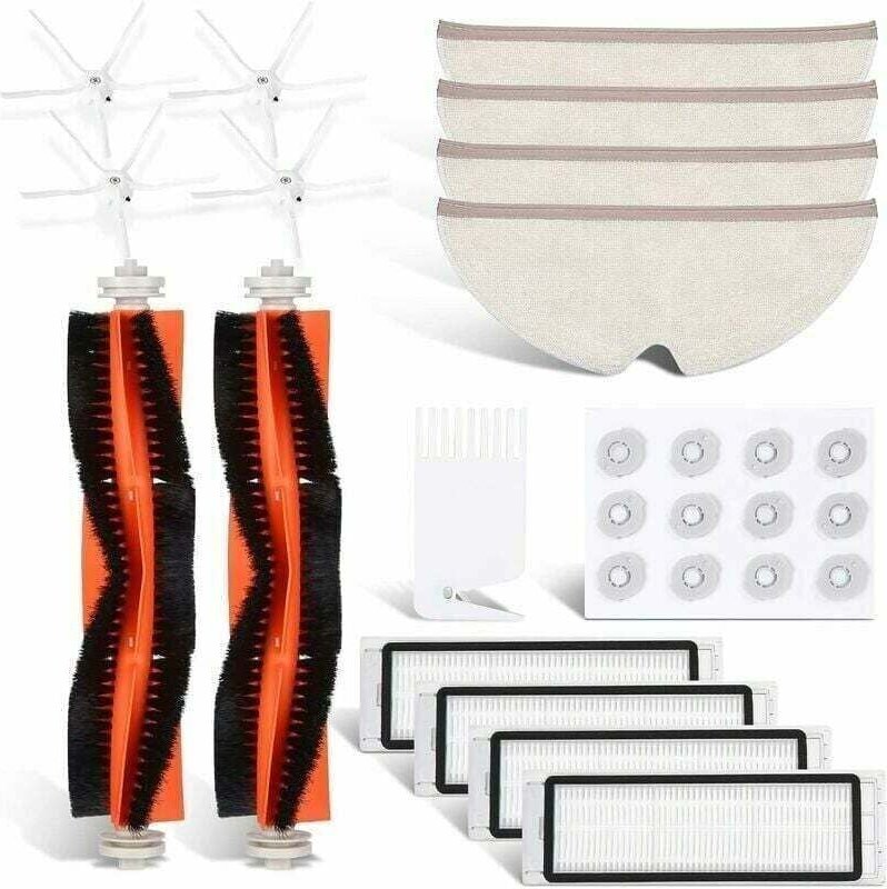 Zubehörset für Xiaomi Mi Robot, XU, Ersatz- und Wartungsset für Xiaomi Roborock S5, S50, S51, S55, S6, S6 MAXV mit Zubeh...