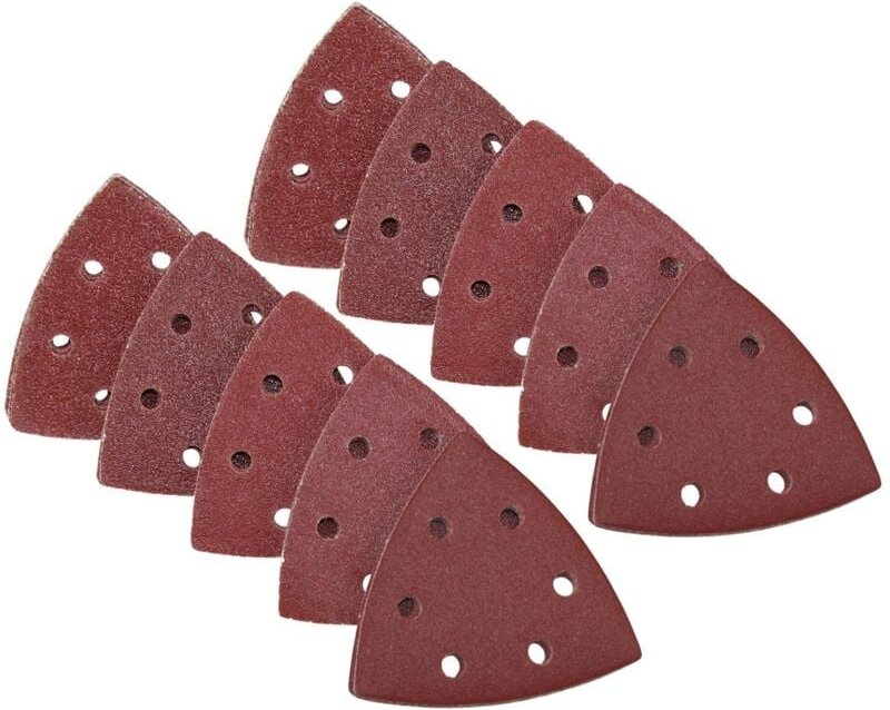 Tooltech - Veto Delta Schleifdreiecke 100 Blatt Schleifscheiben Sortiment 93x93x93 Deltaschleifer